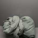 Litanika Comforter Set, Lightweight Solid Bedding Comforter Set, Fluffy Down Alternative Bed Set, Sage Green, King