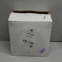 PULOTE 100PCS White Plastic Plates Disposable - Heavyweight 50 White Dinner & 50 Dessert/Salad Plates for Wedding, Party