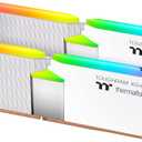 Thermaltake TOUGHRAM XG RGB White DDR4 4400MHz 16GB (8GB x 2) 16.8 Million Color RGB Alexa/Razer Chroma/5V Motherboard Syncable RGB Memory RG06D408GX2-4400C19B