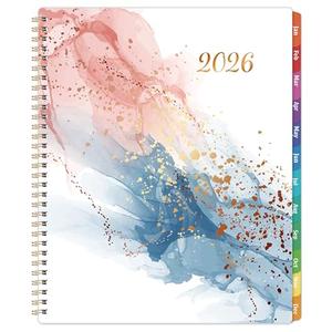 2026 Planner - 2026 Planner Weekly and Monthly from Jan. 2026 to Dec.2026, 8.5" x 11", 2026 Planners with Inner Pocket, Large Daily Block, Colorful Tabs