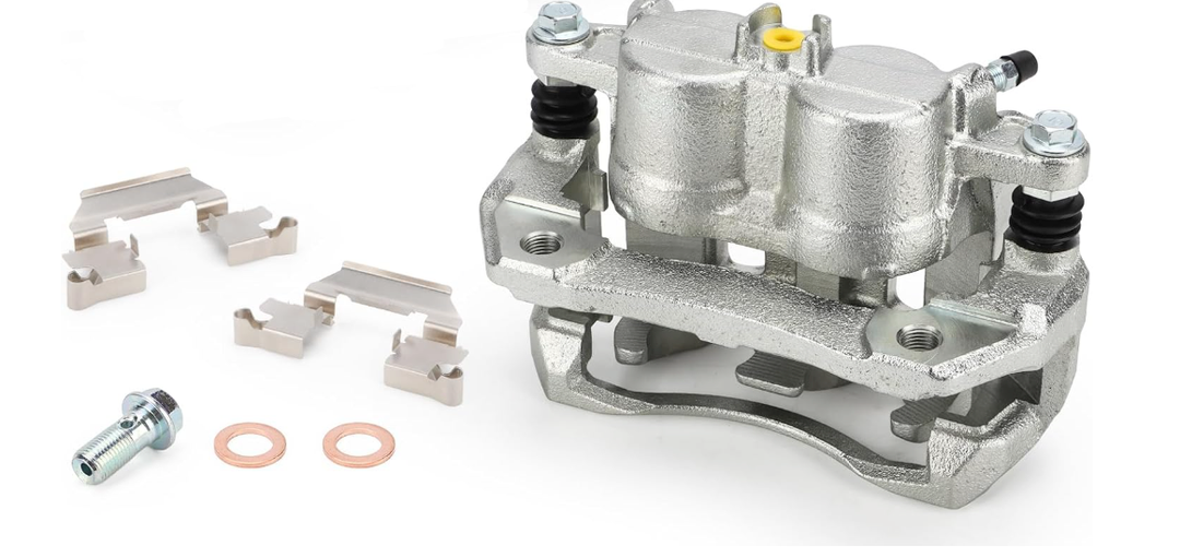 19-B2958 & 19-B2959 Front Right Disc Brake Caliper Assembly with Bracket For Honda 07-16 CR-V,05-10 Odyssey,12-15 Crosstour, 07-12 Acura RDX(Front Right Disc Brake Caliper)