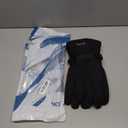 MCTi Waterproof Mens Ski Gloves Winter Warm 3M Thinsulate Snowboard Snowmobile Cold Weather Gloves (Large, Black)