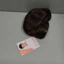 Short Brown Men Wig with Msutache and Sunglasses for 70s 80s Costume Cosplay Halloween Party