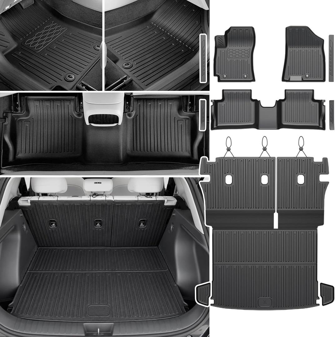 Floor Mats for Hyundai Kona 2024-2026 Gas Only, with Cargo Mat