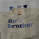 2 x 2PCS Baby Boy Little Bro Romper Set, Baby Bodysuit, Newborn Boy Gift, Baby Boy Outfit, Cute Little Bro Baby Outfit