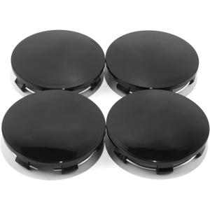 RTrhinoTuning 4 PCS 83mm Wheel Center Caps Compatible with Tahoe Suburban Yukon Escalade Rim, OD:3.27"(83 mm) ID: 3"(76.4 mm) Black Hubcaps