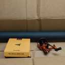 KastKing Lethal Blaze Twin-tip Fishing Rod and Reel Combo, Spinning & Baitcaster Combo, Flame Pattern Design, IM6 Graphite 2Pc Rod with Backup Tip Section, Stainless-Steel Guides, EVA Handle