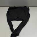 LASLULU Womens Sexy Double Lined Long Sleeve Shirts Crewneck Workout Tops Athletic Yoga Shirts Going Out Crop Tops (Medium, Black)