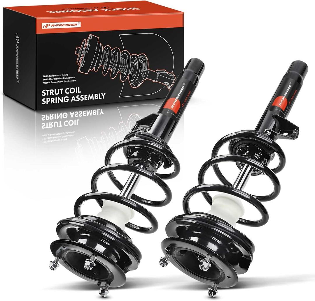 A-Premium Front Complete Strut & Coil Spring Assembly Compatible with BMW 128i 2008-2013, 135i 2008-2013, 135is 2013, 328i 2007-2013, 335i 2007-2013, 335is 2011-2013, w/o Sport Suspension