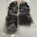 Human Crochet Hair for Black Women 16 Inch 150g Pre Separated 120 Strands Deep Wave Feather Crochet Human Hair Extensions Invisible Feather Crochet Hair Human Hair Crochet Bundles Natural Black