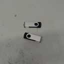2 Pack 64GB USB Flash Drive USB 2.0 Thumb Drives Jump Drive Fold Storage Memory Stick Swivel Design - Black