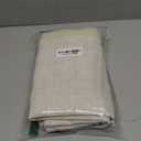 DriftAway Double Layer Linen Blackout Tie Up Curtains Thermal Insulated Fully Lined Balloon Roman Shade Bathroom Window Adjustable Rod Pocket for Small Window 25 Inch by 47 Inch Beige