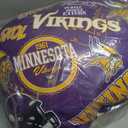 NORTHWEST NFL Hypnotic Camo Pocket Pillow 14x14 and Throw Blanket 40x50 Set, Minnesota Vikings, Team Colors