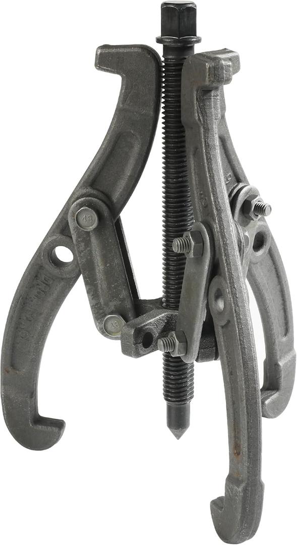 6" Bearing Puller,Car Accessories Gear Puller,Automotive Tool 3 Jaw Wheel Puller with Reversible Claws,Heavy Duty Pulley Puller for Automotive Wheel,Pulling Tool Kit for Motorcycle Car SUV