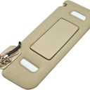 Beige Left Driver Side Car Sun Visor Fits for 2007-2014 Cadillac Escalade Chevy Tahoe GMC Yukon 2007-2013 Chevy Avalanche Silverado GMC 1500 2500HD 3500HD, Replaces 22850306