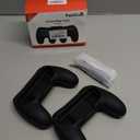 FASTSNAIL Grips for Nintendo Switch 2 (2025) for Joy-Con 2, Wear-Resistant & Anti-Slip Switch2 Controllers Grips Handle Kit, Switch Holder Accessories for JoyCon 2 (Black Black)