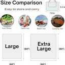 K Y KANGYUN 80x80 in Extra Large Picnic Blanket Outdoor Beach Blankets, Water-Resistant Foldable Sandproof Blankets Cute Picnic Mat for Beach, Camping Grass Lawn Park Mats (Tan Gingham)