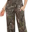 Camo Overalls for Women Loose Fit Fashion Jumpsuits Straight Leg Pants Camouflage Bibs Coveralls Hunting Clothes (Green, XXL)