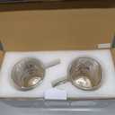 JoyJolt Aroma Disney Mickey and Pluto 13.5oz Glass Coffee Cups Set - 2 Insulated Double Wall Mugs, Large Espresso Cups - Unique Disney Cups