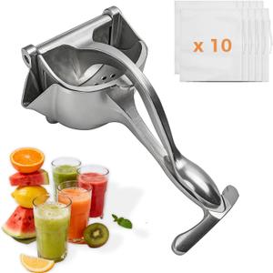 Hand Fruit Juice Squeezer Handheld Aluminum Alloy - 2026 New Lemon Squeezer Hand Press,Non-Slip Ergonomic Handle, Easy to Use & Clean