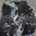 Profile by Gottex Women's Black Solid with Tricolore Side Slit Skirted Bottom with Tummy Control and Full Lining Essential 8