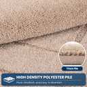 PURRUGS Machine Washable Kitchen Rug 32" x 47", Non-Slip/Skid Kitchen Runner Rugs & Floor Mats, Super Absorbent Soft Standing Mats for Kitchen, Sink & Laundry, Beige