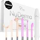 NuDerma Professional Skin Therapy Green Wand - Portable Skin Therapy Machine with 6 Neon & Argon Wands – Boost Your Skin – Clear Firm & Tighten