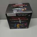 ArmoGear Set of 4 Laser Tag Guns with Vests - Laser Tag Set for Kids and Adults - Toy Guns with 150 ft Range, Night Vision, Invisibility Mode - Battery Operated - Multiplayer Outdoor Game for Ages 8+