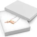 Cardboard Jewelry White Gift Boxes 10 Pack6x51 inches, its apply to displaying necklaces, rings, bracelets, earrings