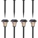 MAGGIFT 8 Pack Outdoor Solar Lights - Waterproof, Solar Pathway & Garden Lights for Yard & Patio, Solar Powered for Driveway