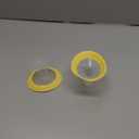 Nenesupply 19mm Oval Flanges Compatible with Medela Breast Pump Parts Replace 19mm Medela Flange Accessories. Work with Pump in Style Parts Symphony Parts Swing Maxi Harmony and Personalfit Flex