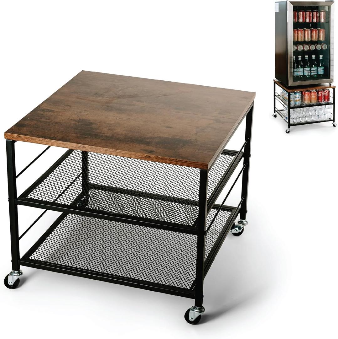 Mini Fridge Stand with Storage, Fridge Cabinet, Heavy Duty Refrigerator Stand Beverage, Dorm Fridge Cart, Microwave Stand, Nightstand, Kitchen Storage Organizer, End Table, Record Player Stand Mini Fridge Stand with Storage, Fridge Cabinet, Heavy Duty Refrigerator Stand Beverage, Dorm Fridge Cart, Microwave Stand, Nightstand, Kitchen Storage Organizer, End Table, Record Player Stand