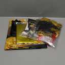 Black and Gold Happy 21st Birthday Decorations for Him Her, 21st Birthday Party Supplies with Fabric Backdrop, Pre-strung Banner, Triangle Pennants, Balloons, Photo Booth Decor for Men Women