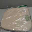 Shinnwa Kitchen Chair Cushion, Non-Slip Dining Chair Cushion with Detachable Straps and Machine Washable Cover, 17x16x2in, Beige