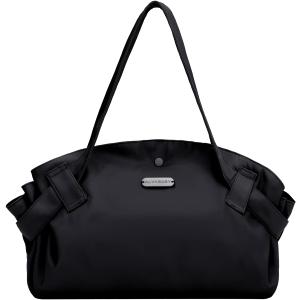 ALVABABY Waterproof Blanket Bag,Shoulder Bags, Hobo Tote Handbag,Multi-functional Organizer Bags, Travel Beach Yoga Gym Bag (Small 9*16in, Black)