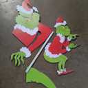 Grinch Yard Decor Lighted, Grinch Yard Sign Christmas Yard Decorations Lighted Grinch Yard Stakes Christmas Grinch Christmas Tree Decorations Plastic, 