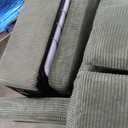 Twin Size Sofa Bed 47.2" Sleeper Sofa Loveseat Sofa with a Foldable Mattress, a Foldable Side Table, a Side Storage Pocket and Two USB Ports for Living Room, Green