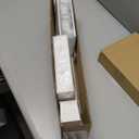 2 Pack 2 in Cordless Sidelight Blinds 8.5 x 72 in Horizontal White Faux Wood Front Door Window Blind Plantation Adjustable Tilt Wand Smooth, Privacy, Room Darkening for Home Entry Side Door