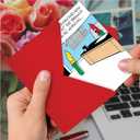 NobleWorks 12 Humorous Christmas Greeting Cards Boxed Set w/ 5 x 7 Envelopes For Men, Women (1x12 Designs) Lights Out C7661XSG-B12x1