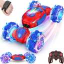 Remote Control Car, Gesture Sensing RC Stunt Car, 4 WD Transform Off Road for Rotating, 2.4Ghz Hand Controlled Remote Control Twister Cars, RC Cars for Kids Boys Girls Toy Gift Age 8 9 10 11 12 yr