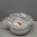 4 Pack Lazy Susan 11.5" Inch Turntable Organizer Organization Storage Container Bins Spice Rack Cabinet Rotating Condiment for Pantry Countertop Kitchen Vanity Bathroom Jewelry Holder Clear