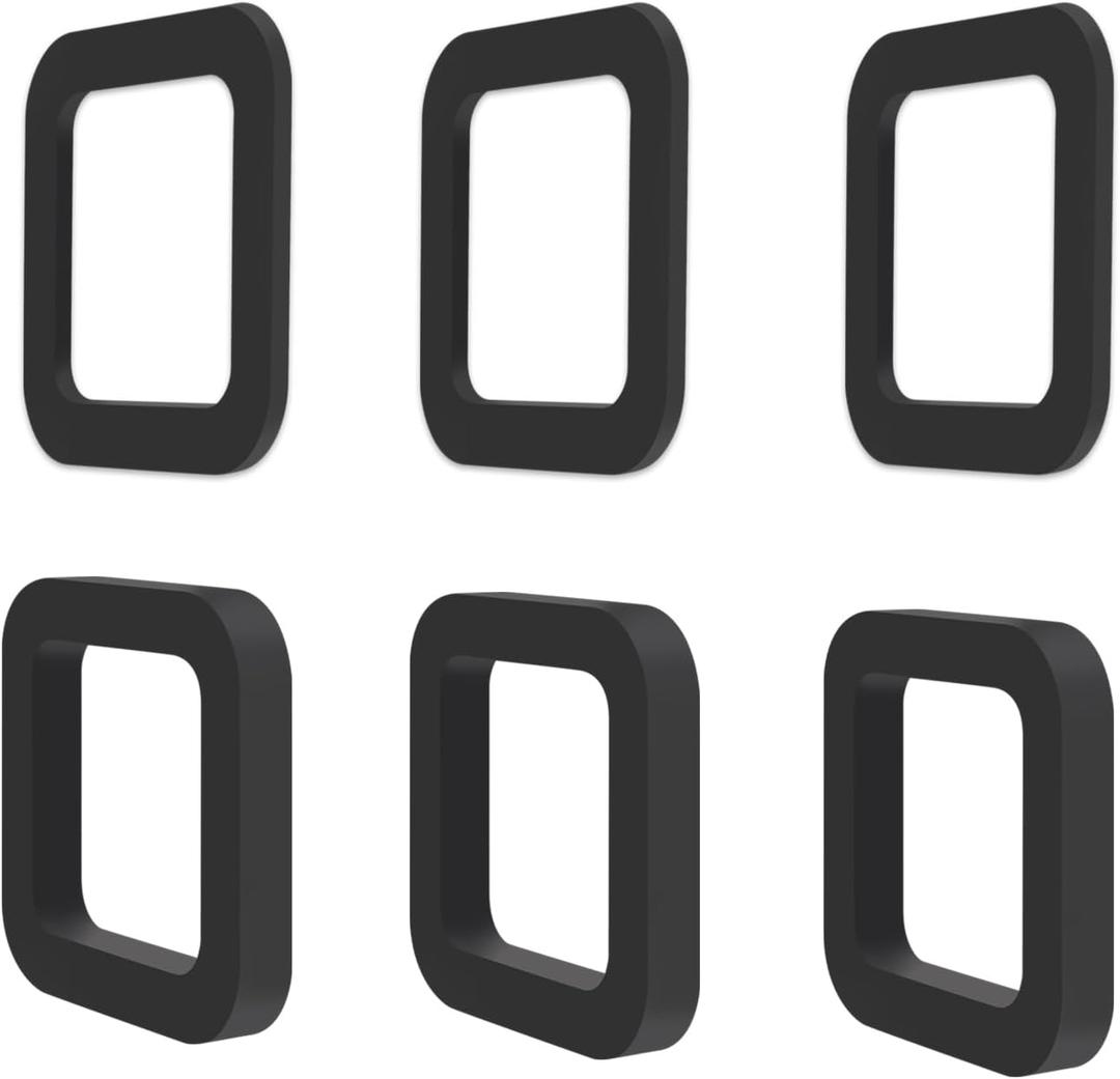6 Pack - Multiple Size Combination2.5 Inch Hitch Receiver Silencer Pad Effectively Reduce The Noise Disturbance- Compatible with Most 2.5 Inch Trailer Hitch Receiver