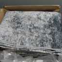 RUUGME 3x16 Runner Rug Hallway - Runner Rug Stain Resistant for Living Room Non Slip Indoor Entryway Rubber Backing Carpet Bedroom Kitchen Distressed Floor Decor Mat Machine Washable 3x16 Blue