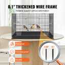 VEVOR 30 Inch Flight Bird Cage, Stackable Bird Cage Parakeet Cage with Slide-Out Tray and Handle, Small Parrots Birdcage for Cockatiels Budgies Conure Macaw Finch Lovebirds Canaries Pigeons