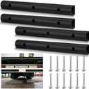 Yaocom 4 Pcs 2090616-2 20 Inch Universal Rubber Bumper Strip Durable D Shaped Rubber Bumpers Extruded Guard Protector Dock Bumpers with Installation Accessories for Truck Equipment and Delivery Bays