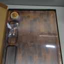 Walnut Cutting Boards For Kitchen, End Grain Wooden Cutting Board with Handle, Dark Walnut Chopping Board Double Sided Charcuterie Boards For Meat, Vegetables, Fruits, Cheese