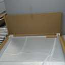 Amorho 40x32 Inch Bathroom Mirror Silver, Thick Metal Framed Wall Mirrors for Over Sink, Brushed Nickel Mirror Perfect for Bedroom, Living Room, Entryway, Rectangle (Horizontal/Vertical).