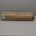 Jetec 4 Pieces Extendable Curtain Rod Cupboard Bars Tensions Adjustable Plastic Curtain Rod with 10 Pieces Self Adhesive Hooks for Home Bathroom Hotel Supply(23.6 to 37.4 Inch,White)