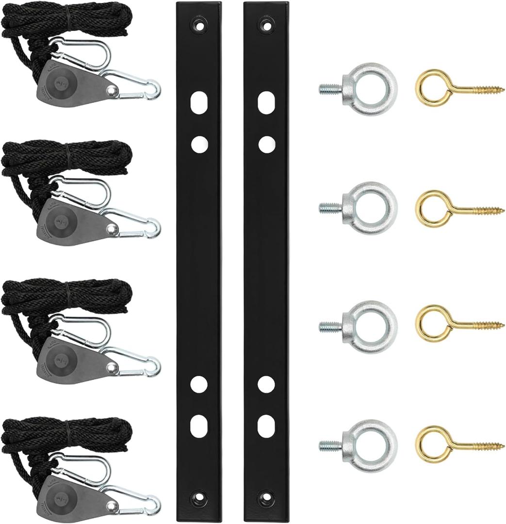 Heavy-Duty Hanging Kit Easily Raises And Lowers Dehumidifier, Helps Reduce Dehumidifier Noise And Vibration, Hanging Kit Improves Space Utilization, For Crawl Space, Basement, 300 Lb. Weight Capacity