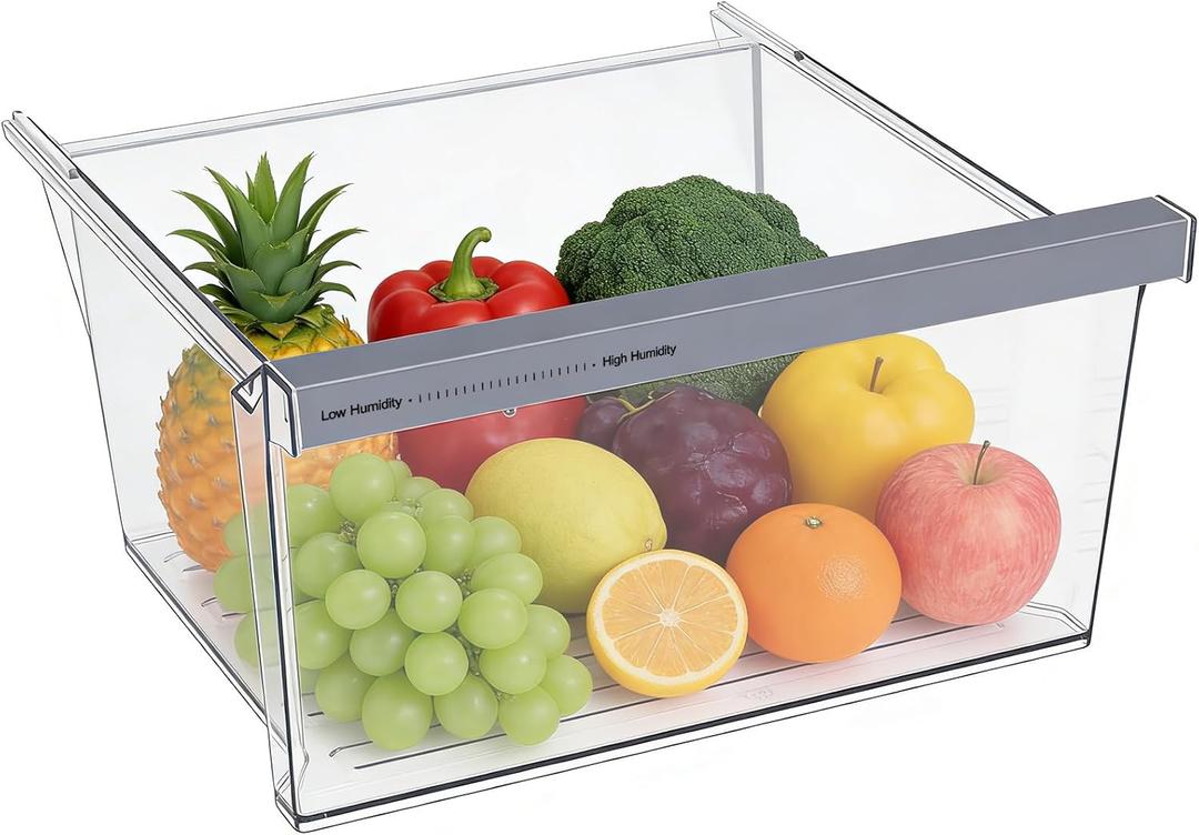 UPGRADED W11162443 Refrigerator Crisper Drawer For Whirlpool Crisper Drawer